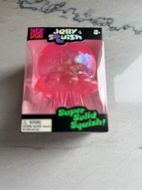 Jelly Squish Pink Super Solid Squish Toy